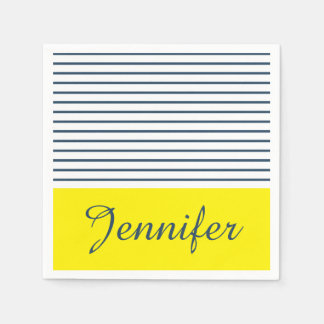 Modern strimlad mönster pappersservett