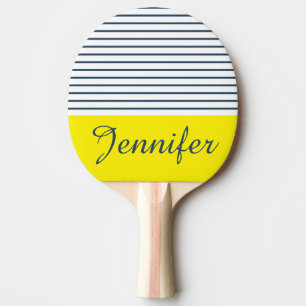 Modern strimlad mönster pingisracket