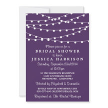 Modern String Ljus on Lila Möhippa