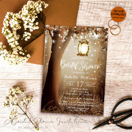 Modern String Ljus Rustic Möhippa Inbjudningar