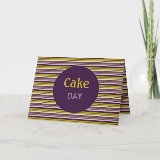 Modern Stripe Designer-papper Kort (Framsida)