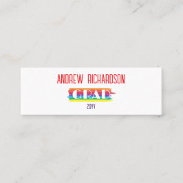 Modern Stripe Graduation name 