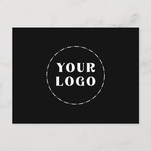 Modern, strömlinjeformad, elegant och personlig vykort (Framsida)