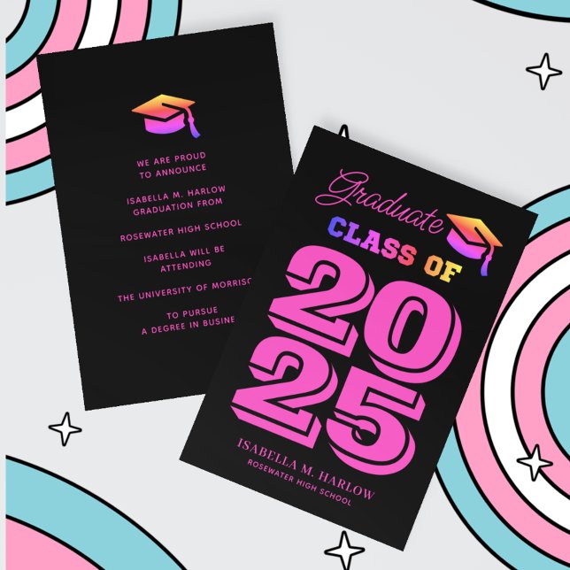 Modern Student 2025 Regnbåge Studenten Meddelande (Skapare uppladdad)