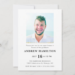 Modern Student 2 Photo Studenten Coola i Inbjudningar