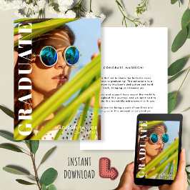 Modern Student Back and White Photo Studenten Meddelande