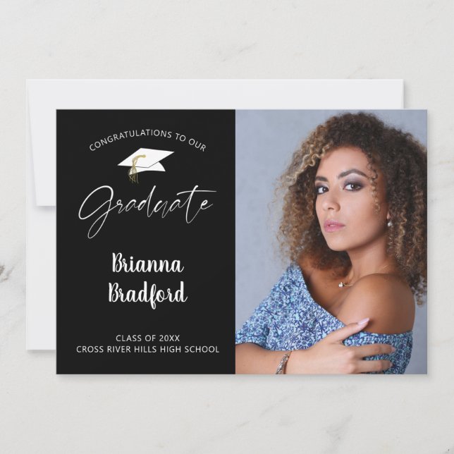 Modern Student Black Meddelande (Framsida)