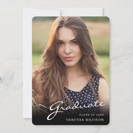 Modern Student Elegant-skript | Trendig Photo Meddelande