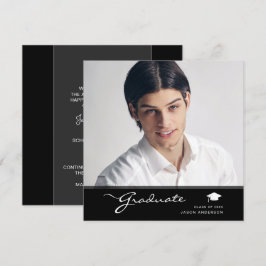 Modern Student | Elegant Trendig 1 Foto Meddelande