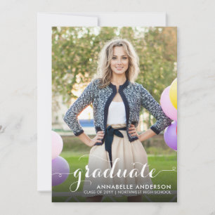 Modern Student Girly Chic Photo Studenten Meddelande