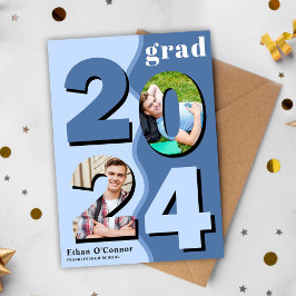 Modern Student-klass av 2024 Photo Studenten Meddelande