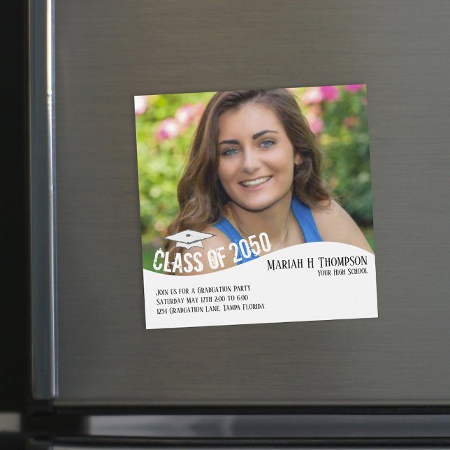 Modern Student-minimalistisk, enkel fotomagnet (Skapare uppladdad)