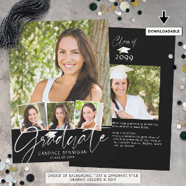 Modern Student Script 5 Photos Black White Meddelande