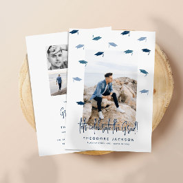 Modern Student Studenten Firande Inbjudningar