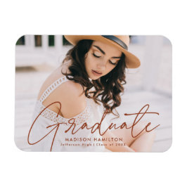 Modern Student Terracotta Script Photo Studenten Magnet