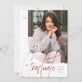 Modern student - två röda foto studenten meddelande