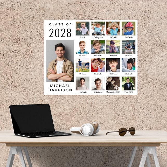 Modern Studenten 17-fotokollage Poster (Skapare uppladdad)