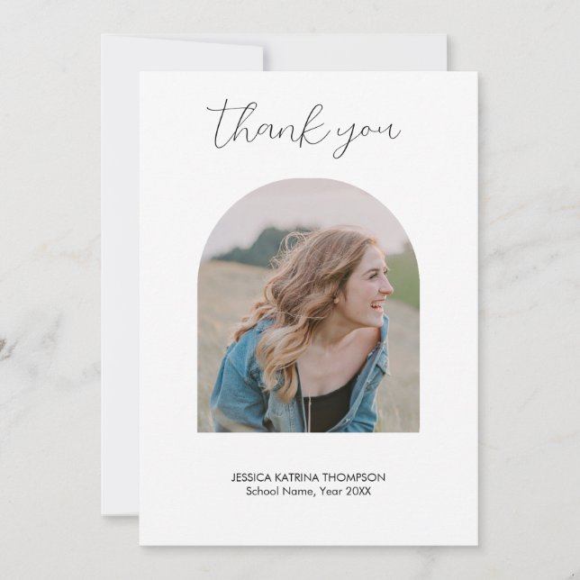 Modern Studenten 2-fotomatch Tack (Framsida)