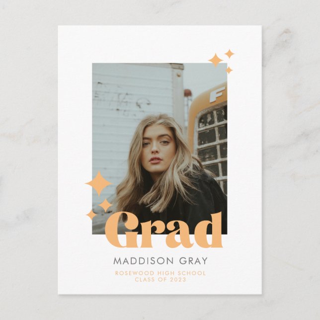 Modern Studenten-annonsering, öppet hus inbjudan (Framsida)