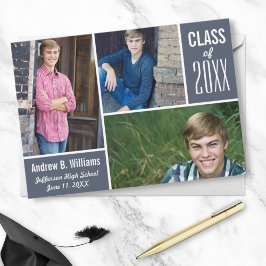 Modern Studenten-fotosamlingsklass på 20XX Inbjudningar