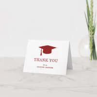 Modern Studenten i Burgundy Mortar Board