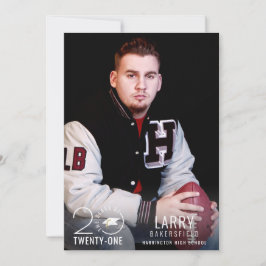 Modern Studenten-KLASS AV 2021-typografi Inbjudningar