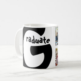 Modern studenten-minnessamling 3 foton kaffemugg