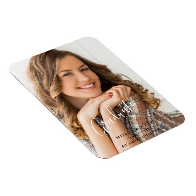 Modern Studenten-skriptfoto Magnet (Högersidan)