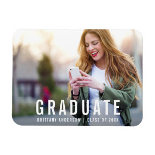 Modern Studenten Student fotomeddelande Magnet