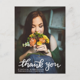 Modern Studenten Tack Typografi - foto Vykort