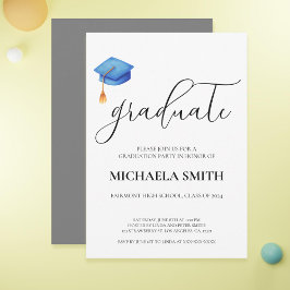 Modern Studentfest för blå högskola Inbjudningar