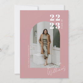 Modern Studentfest för minimalistisk bild Inbjudningar