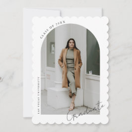 Modern Studentfest för minimalistisk bild Inbjudningar