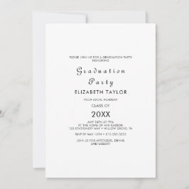 Modern Studentfest-inbjudan Inbjudningar