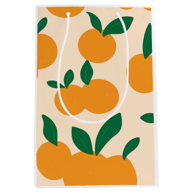 Modern Stylish Citrus Fruit Oranges Pattern (Framsidan)