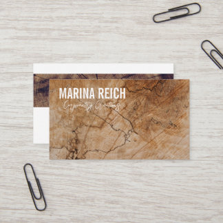 modern stylish woodworkers Business Card Visitkort
