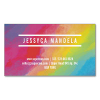 Modern Stylist Art Affärskort Magnet