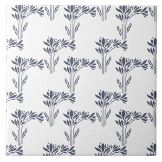 Modern Stylized Foliage Decorative Kakelplatta