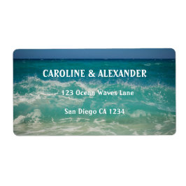 Modern sunnits vid Vatten Tropical Beach Wedand Fraktsedel