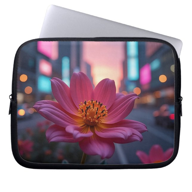 Modern Sunrise Bloom 10' Laptop Fodral (Framsidan)