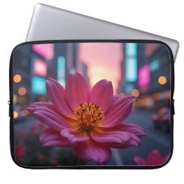 Modern Sunrise Bloom 15' Laptop Fodral