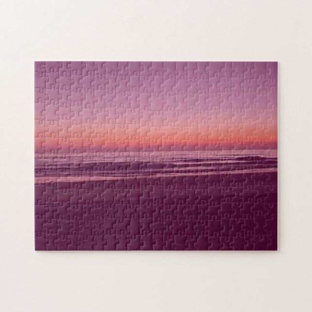 Modern Sunset Beach Gradient Pussel (Horisontell)