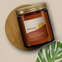 Modern Sunset-produktetikett