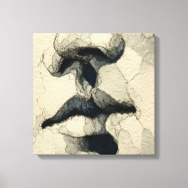 Modern Surreal Porträtt | Fragmenterad Bindning (d Canvastryck