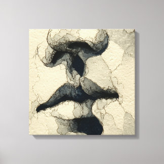 Modern Surreal Porträtt | Fragmenterad Bindning (d Canvastryck