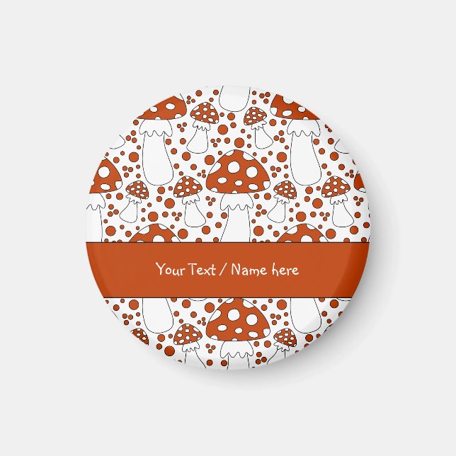 Modern svampdesign magnet (Framsidan)