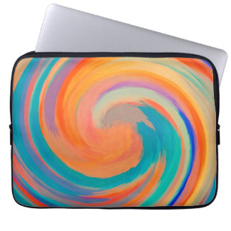 Modern Svängande Abstrakt Konst #8 Laptop Fodral