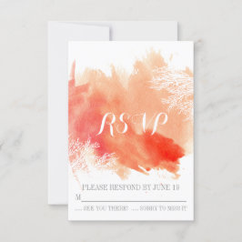 Modern svar på bröllop OSA av vattenfärgkorv