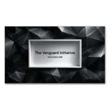 Modern Svart 3D Polygonalt Kristallfasett Minimali