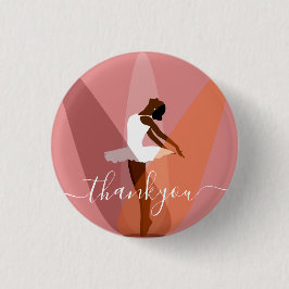 Modern svart ballerina balettdansare illustration  knapp